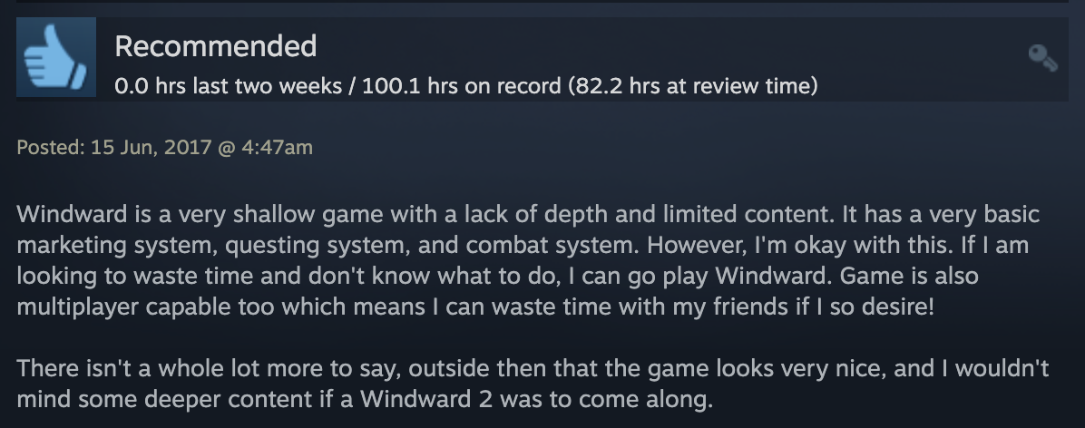 A review of Windward
